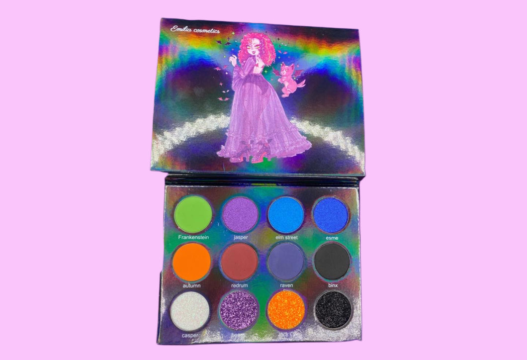 Spooky eyeshadow palette